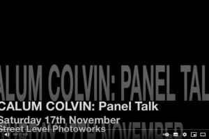 Panel Talk, Street Level Photoworks Glasgow, 17/11/2012
